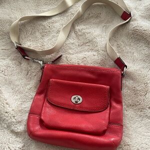 Coach Vibrant Red Crossbody Bag